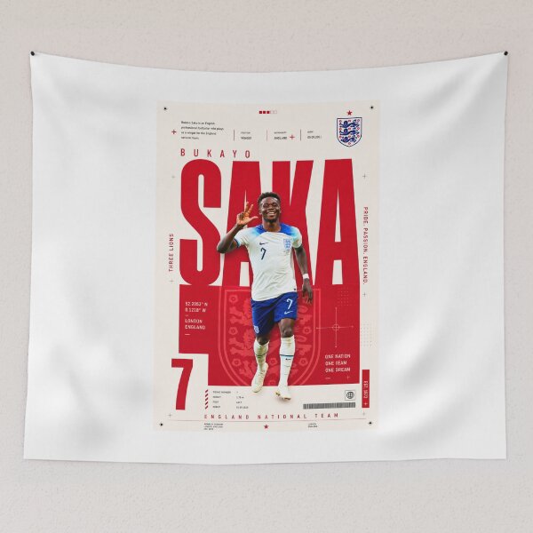 Item preview, Bukayo Saka | England designed and sold by Sector 99.