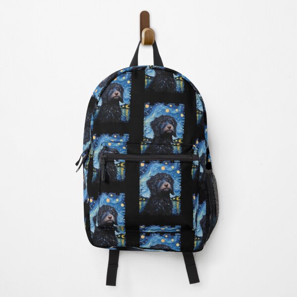 Item preview, Funny Barbet Starry Night Illustration Mom Dad Kids designed and sold by rafaeltto.