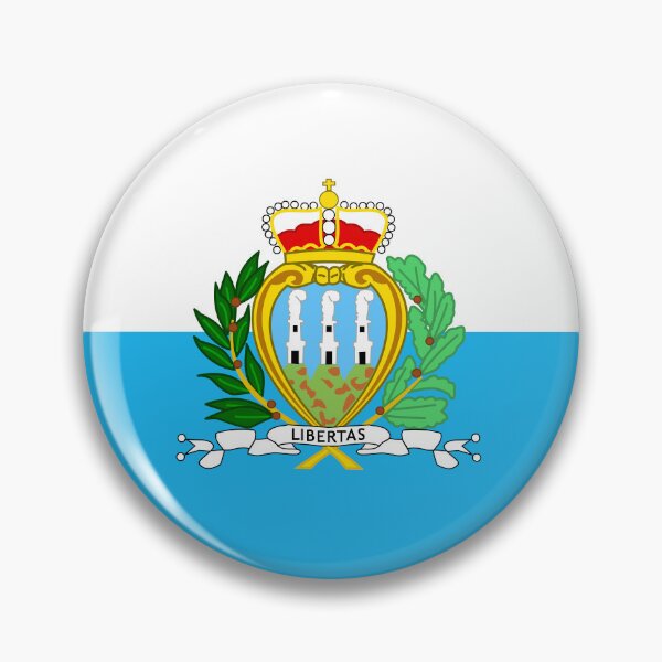 Item preview, San Marino Circle Flag SM designed and sold by shitpostee.