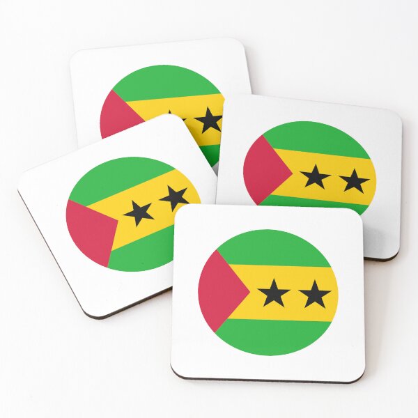 Item preview, Sao Tome And Principe Circle Flag ST designed and sold by shitpostee.