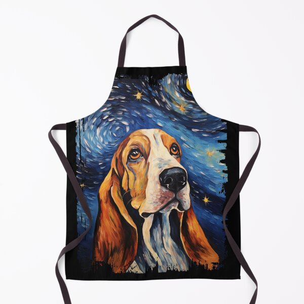 Item preview, Funny Basset Hound Starry Night Illustration Mom Dad Kids designed and sold by rafaeltto.