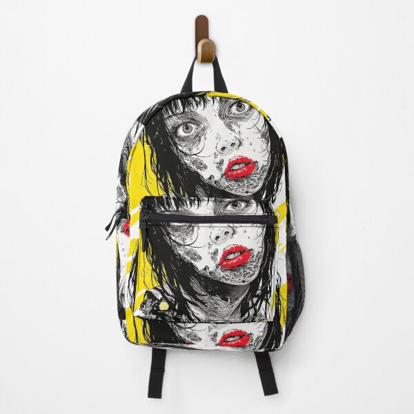 Item preview, Dark Manga Girl Portrait Gothic Horror Art designed and sold by ChaoticZenStudio.