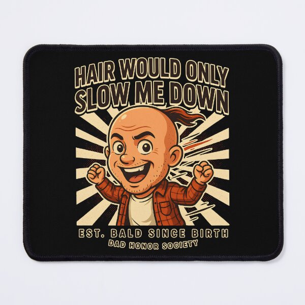 Item preview, Bald Since Birth Dad Humor Design designed and sold by OlizaPrint.