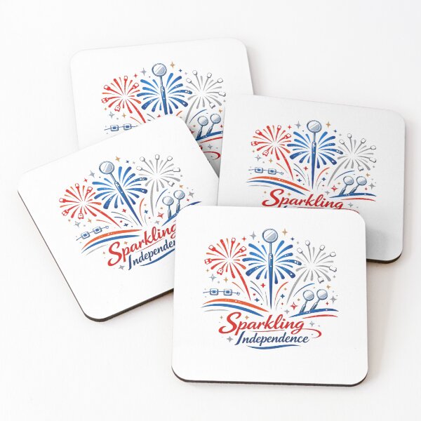 Item preview, Sparkling Independence Funny Dentist 4th of July Dental Hygienist Patriotic Gift designed and sold by Print Loft.