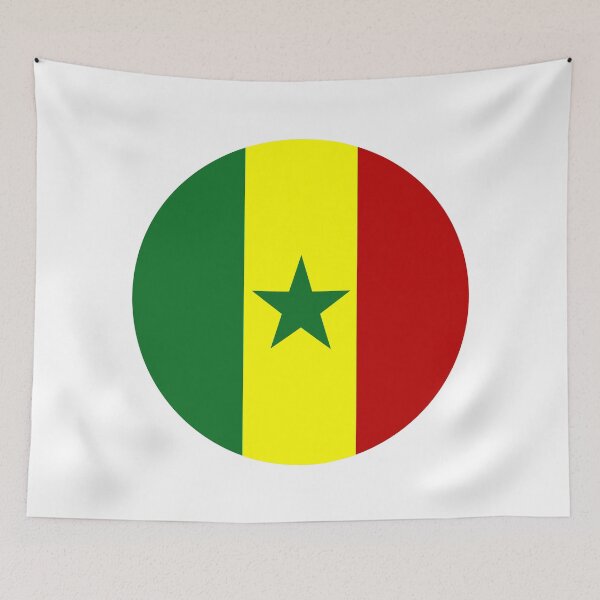 Item preview, Senegal Circle Flag SN designed and sold by shitpostee.