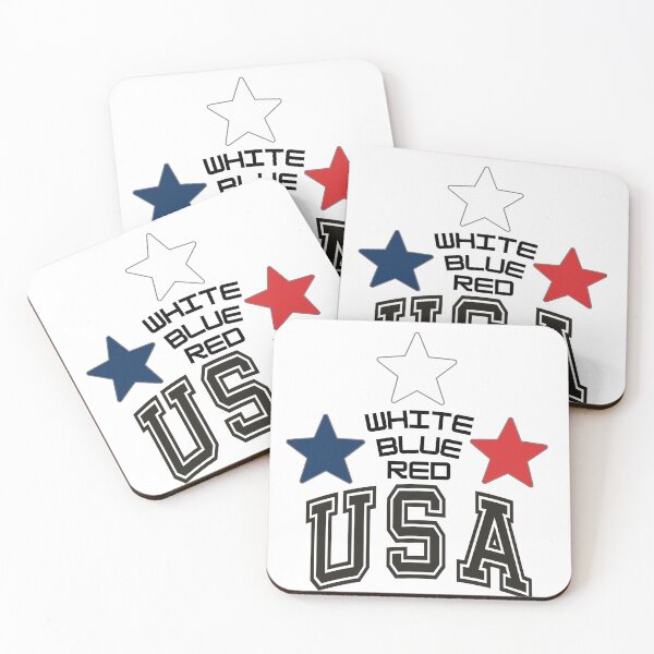 Item preview, America Patriotic Fourth of July USA White Blue Red Varsity Stars Graphic designed and sold by Art IN Pack.