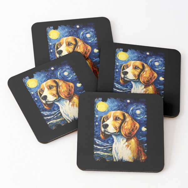 Item preview, Funny Beagle Starry Night Illustration Mom Dad Kids designed and sold by rafaeltto.
