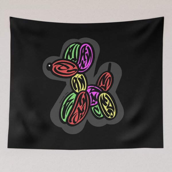 Item preview, Balloon Dog Modern Calligraphic ORNAMENT designed and sold by elmuna.