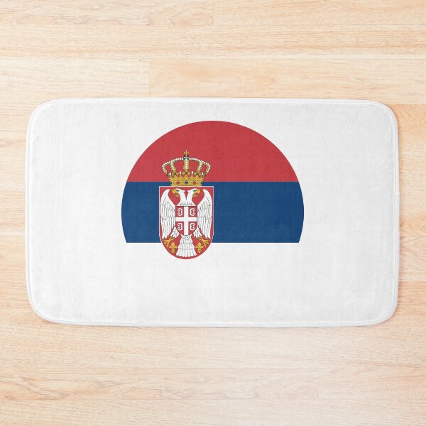 Item preview, Serbia Circle Flag RS designed and sold by shitpostee.