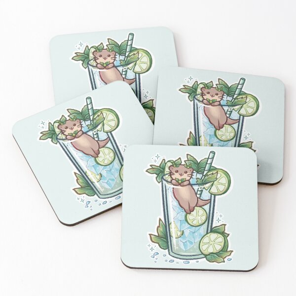 Item preview, [Otter Cocktail Series] - Emerald, Lime designed and sold by makiragi.