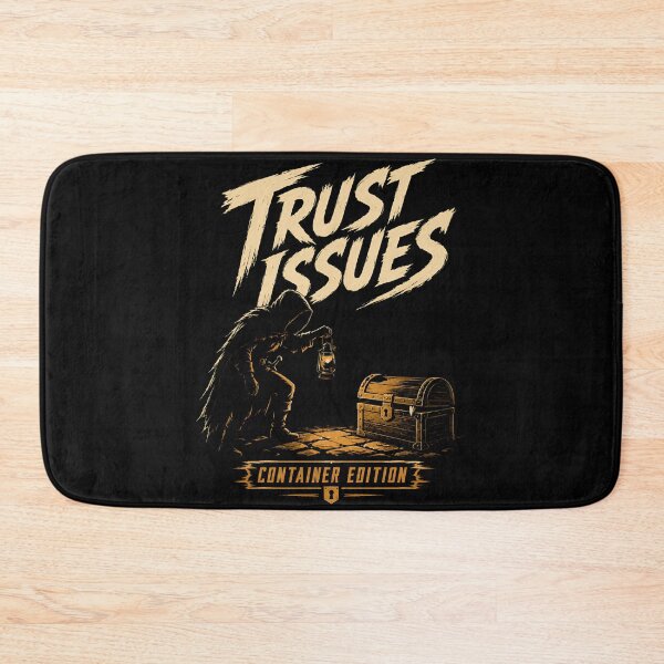 Item preview, Trust Issues Container Edition Mimic Chest Fantasy Graphic designed and sold by Fenay Designs.