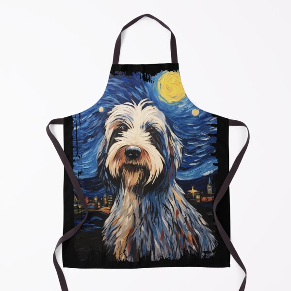 Item preview, Funny Bearded Collie Starry Night Illustration Mom Dad Kids designed and sold by rafaeltto.