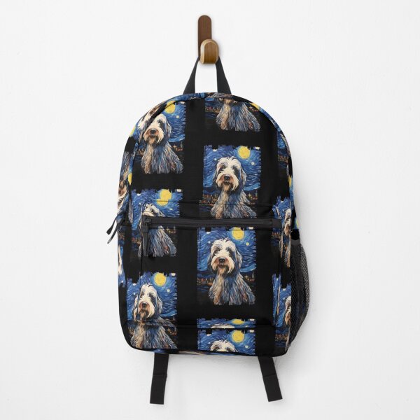 Item preview, Funny Bearded Collie Starry Night Illustration Mom Dad Kids designed and sold by rafaeltto.