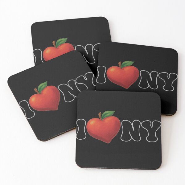 Item preview, American I Love New York red Apple Heart - Cute Aesthetic NY Souvenir USA designed and sold by Art_IN_Design Pack.
