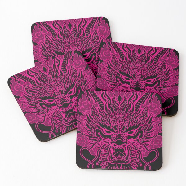Item preview, Dragon pink designed and sold by TidalTattoo.