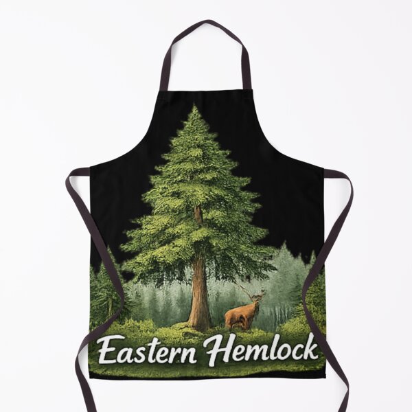 Item preview, Eastern Hemlock and woodland art designed and sold by DamioPolArt.