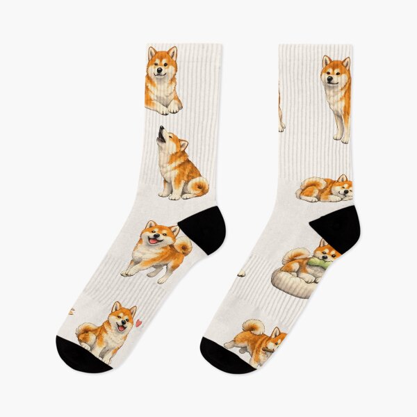 Item preview, Shiba Inu Sticker Pack – Cute Dog Poses Collection designed and sold by blankTeeShirt.