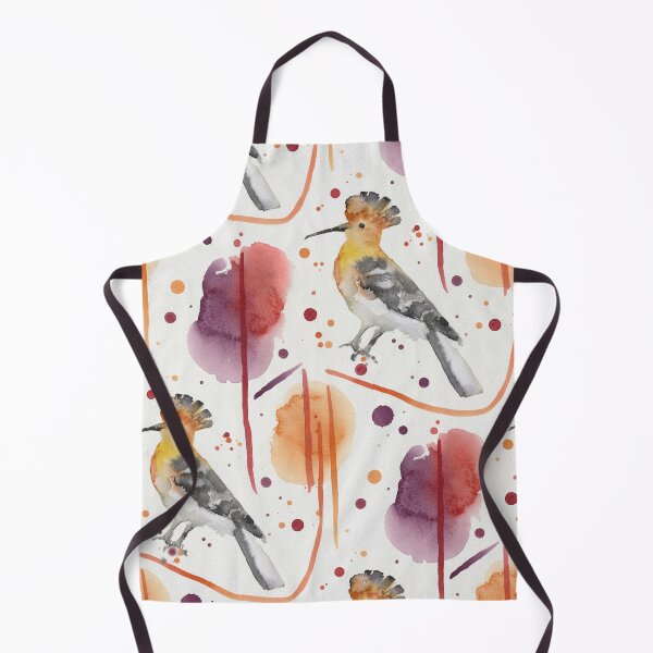 Item preview, Artistic Hoopoe Bird Watercolor Pattern designed and sold by wissal.studio.