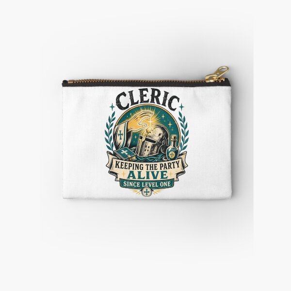 Item preview, Cleric Keeping The Party Alive Since Level One Healer Art designed and sold by Fenay Designs.
