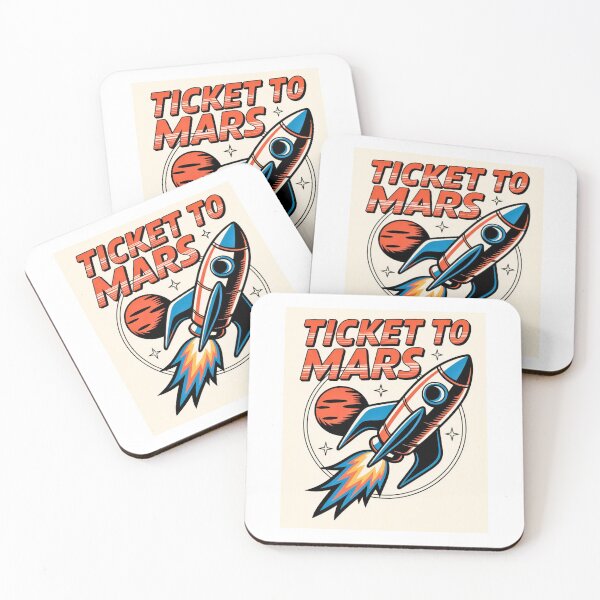 Item preview, Ticket to Mars designed and sold by Agu210.
