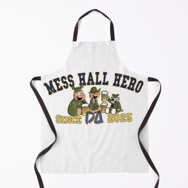 Item preview, Vintage Varsity Mess Hall Hero Since 2025 Funny Retro Army Comic Streetwear Graphic designed and sold by DesignArtist.ia.