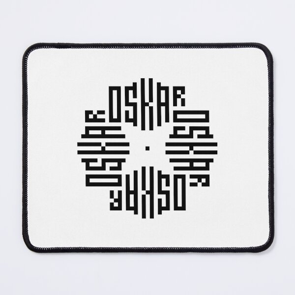 Item preview, OSKAR | Black | Modern Geometric Kufi Calligraphy | From Name to Art designed and sold by FOR YOUR NAME.