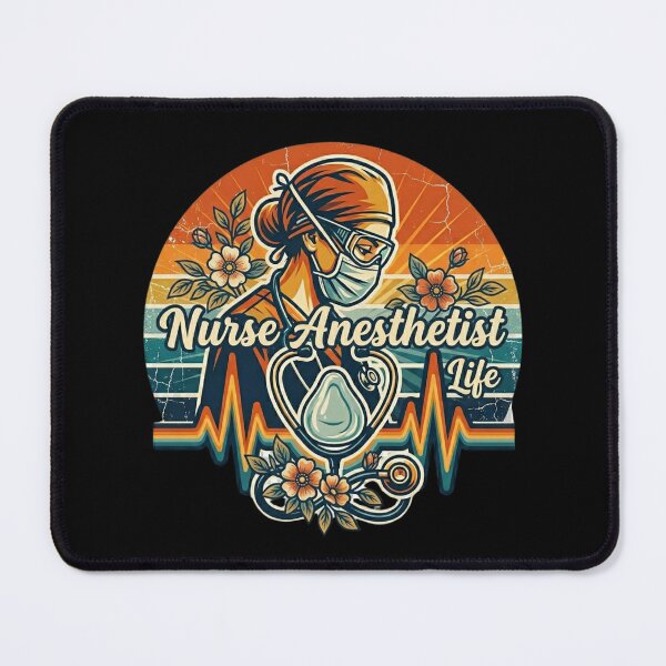 Item preview, Retro CRNA Nurse Anesthetist Life Sunset Healthcare Shirt Classic T-Shirt designed and sold by podlook.