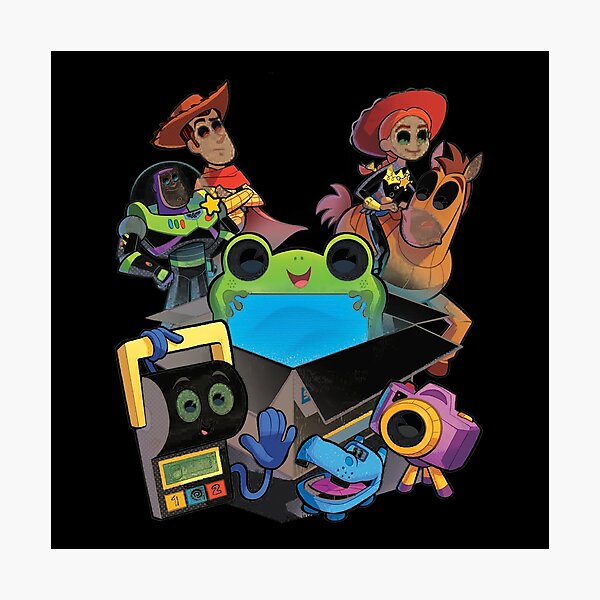 Item preview, Creepy Toy Story 5 Chibi Character Box Art designed and sold by rlisakap.