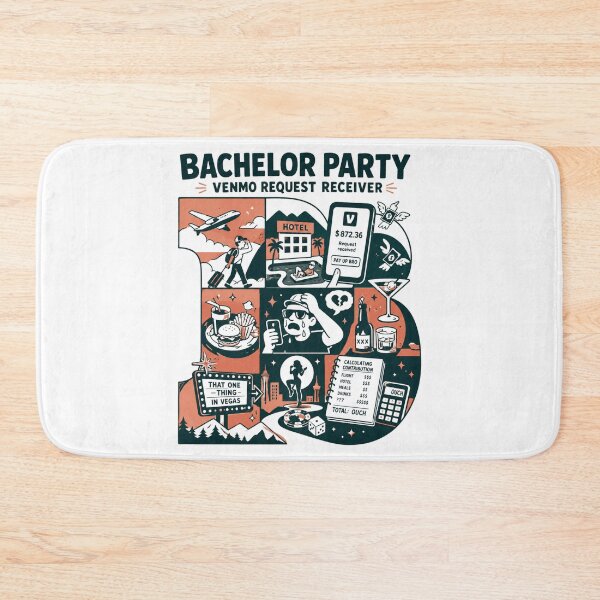 Item preview, Bachelor party venmo request receiver designed and sold by Peerless-Prime.