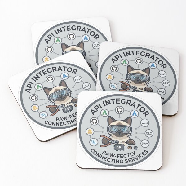 Item preview, Funny Programmer Gift API Integrator Cat Developer Humor Shirt designed and sold by Dev Mode.