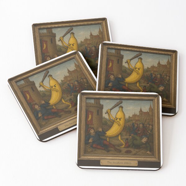 Item preview, The Incident (1463) Funny Medieval Banana Meme Design designed and sold by MonkiFlipp.