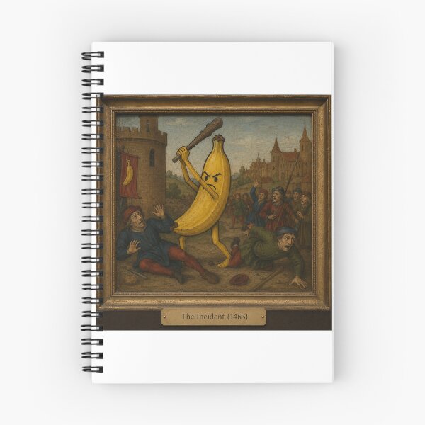 Item preview, The Incident (1463) Funny Medieval Banana Meme Design designed and sold by MonkiFlipp.