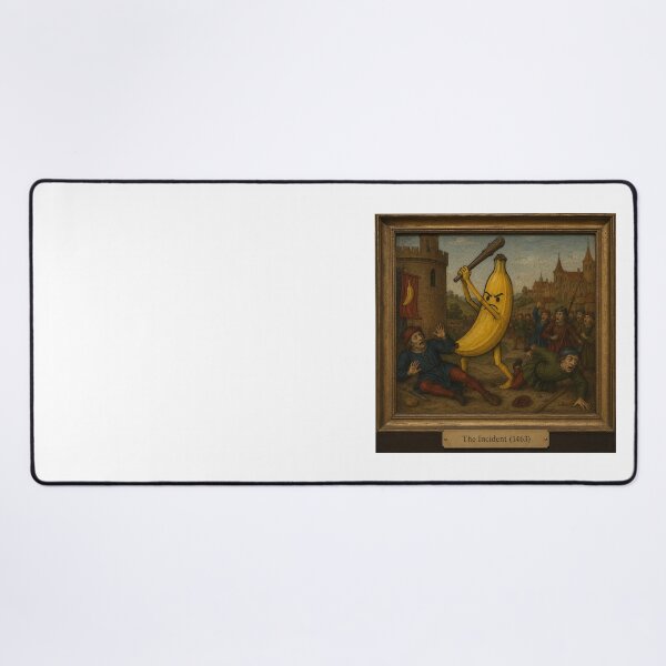 Item preview, The Incident (1463) Funny Medieval Banana Meme Design designed and sold by MonkiFlipp.