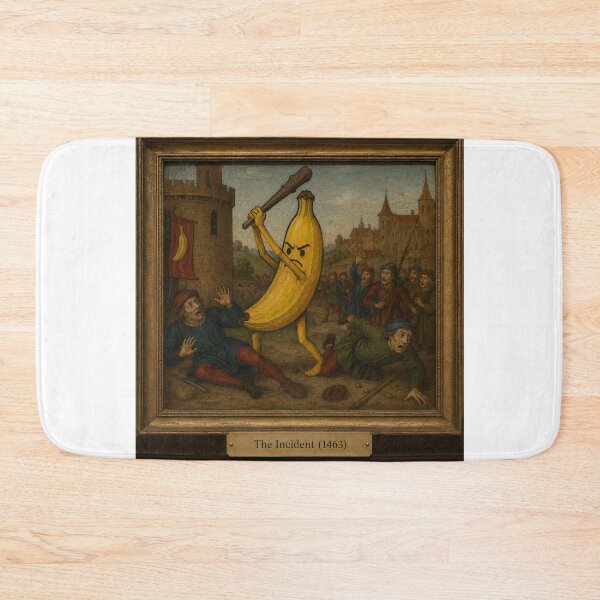 Item preview, The Incident (1463) Funny Medieval Banana Meme Design designed and sold by MonkiFlipp.