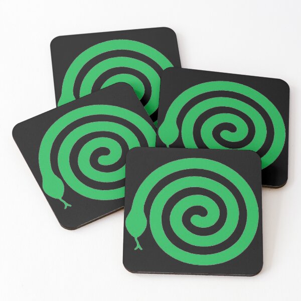 Item preview, Vampire Weekend Only God Was Above Us Green Snake Spiral designed and sold by rlisakap.