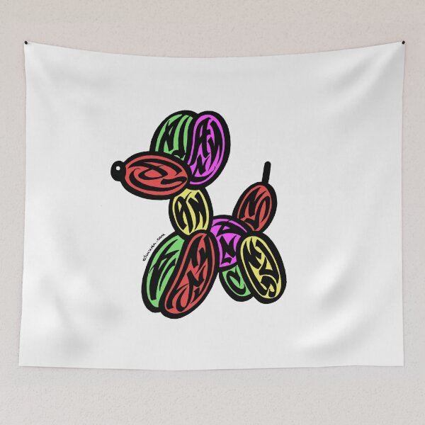 Item preview, Balloon Dog Modern Calligraphic ORNAMENT designed and sold by elmuna.
