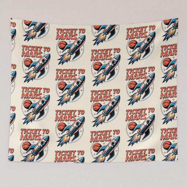 Item preview, Ticket to Mars designed and sold by Agu210.