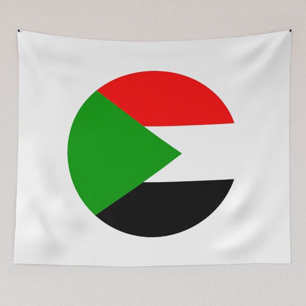 Item preview, Sudan Circle Flag SD designed and sold by shitpostee.