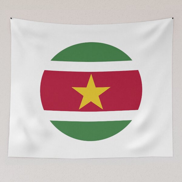 Item preview, Suriname Circle Flag SR designed and sold by shitpostee.