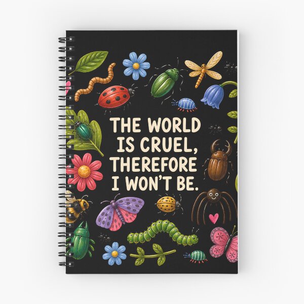 Item preview, The World Is Cruel Therefore I Won't Be Cute Bugs Art designed and sold by VGAfanatic.