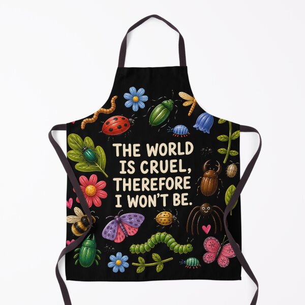 Item preview, The World Is Cruel Therefore I Won't Be Cute Bugs Art designed and sold by VGAfanatic.