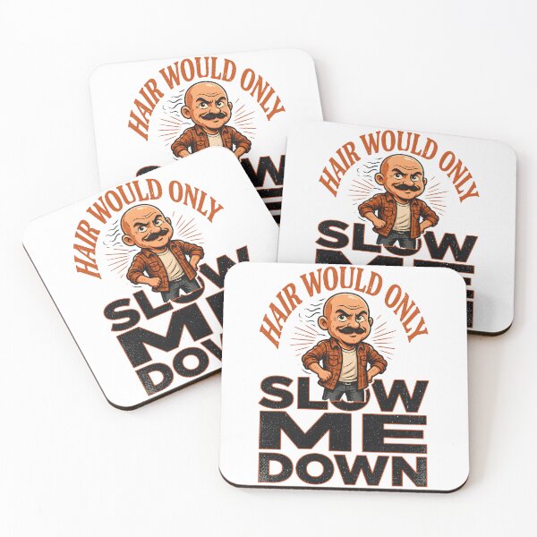 Item preview, Hair Would Only Slow Me Down Humor designed and sold by OlizaPrint.
