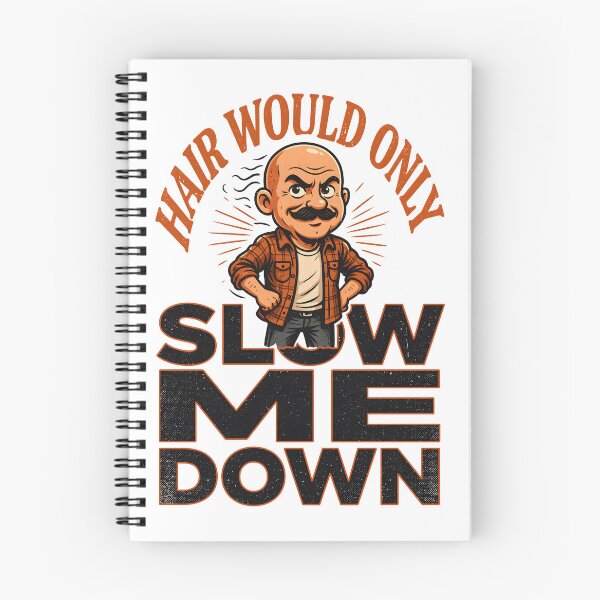 Item preview, Hair Would Only Slow Me Down Humor designed and sold by OlizaPrint.