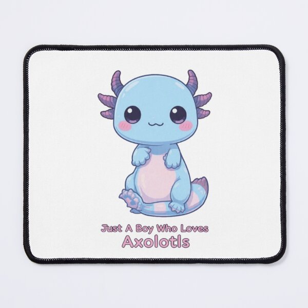 Item preview, Just A Boy Who Loves Axolotls Funny Gift designed and sold by Arties4Bread⭐⭐⭐⭐⭐.