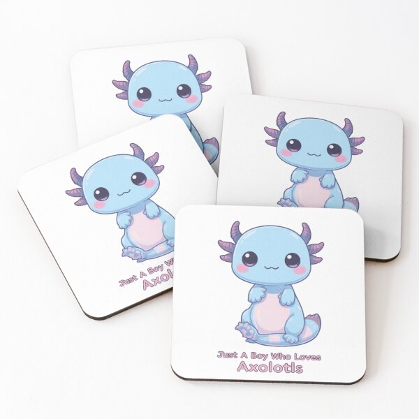 Item preview, Just A Boy Who Loves Axolotls Funny Gift designed and sold by Arties4Bread⭐⭐⭐⭐⭐.