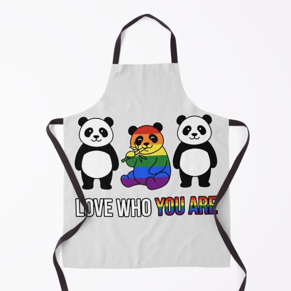 Item preview, Love Who You Are Rainbow Pride Pandas designed and sold by Numair Baig.