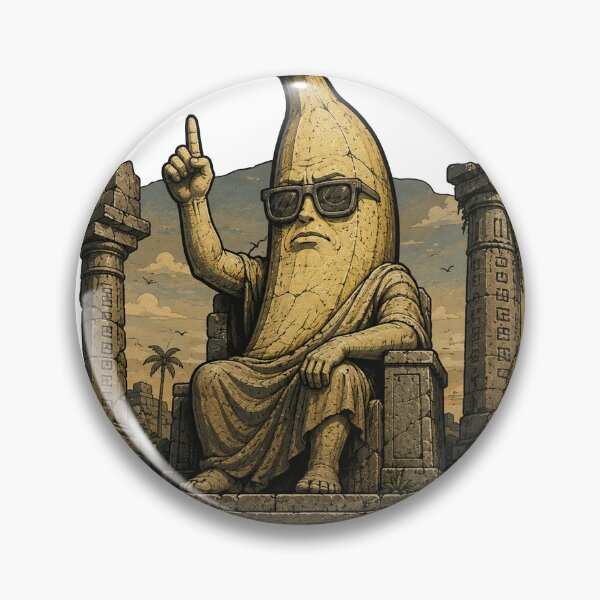 Item preview, They Tried To Warn Us Funny Ancient Banana Civilization Meme Design designed and sold by MonkiFlipp.