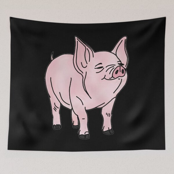 Item preview, cute pig Meme, cute pig Stickers designed and sold by Manga Anime 2023 ★★★★★.