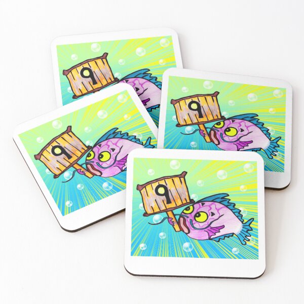 Item preview, Catfish Countdown 9 – Funny Colorful Fish Illustration designed and sold by NANTONAKU〜なんとなく〜.