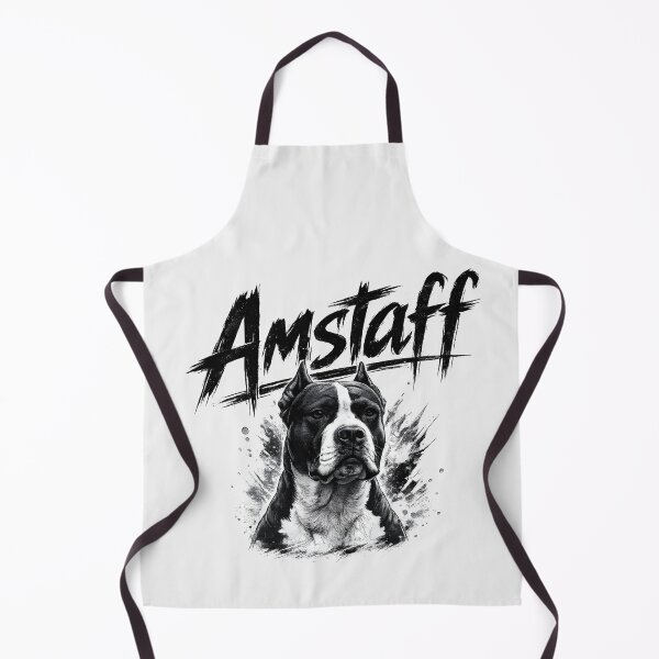 Item preview, Amstaff Power – American Staffordshire Terrier Monochrome Splash Art designed and sold by blankTeeShirt.